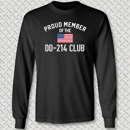 DD-214 Club Long Sleeve Tee - Black