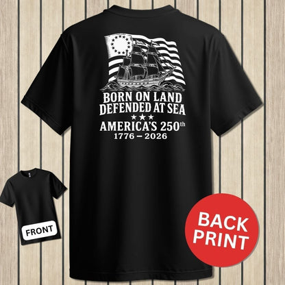 Defended At Sea - America's 250th - Black