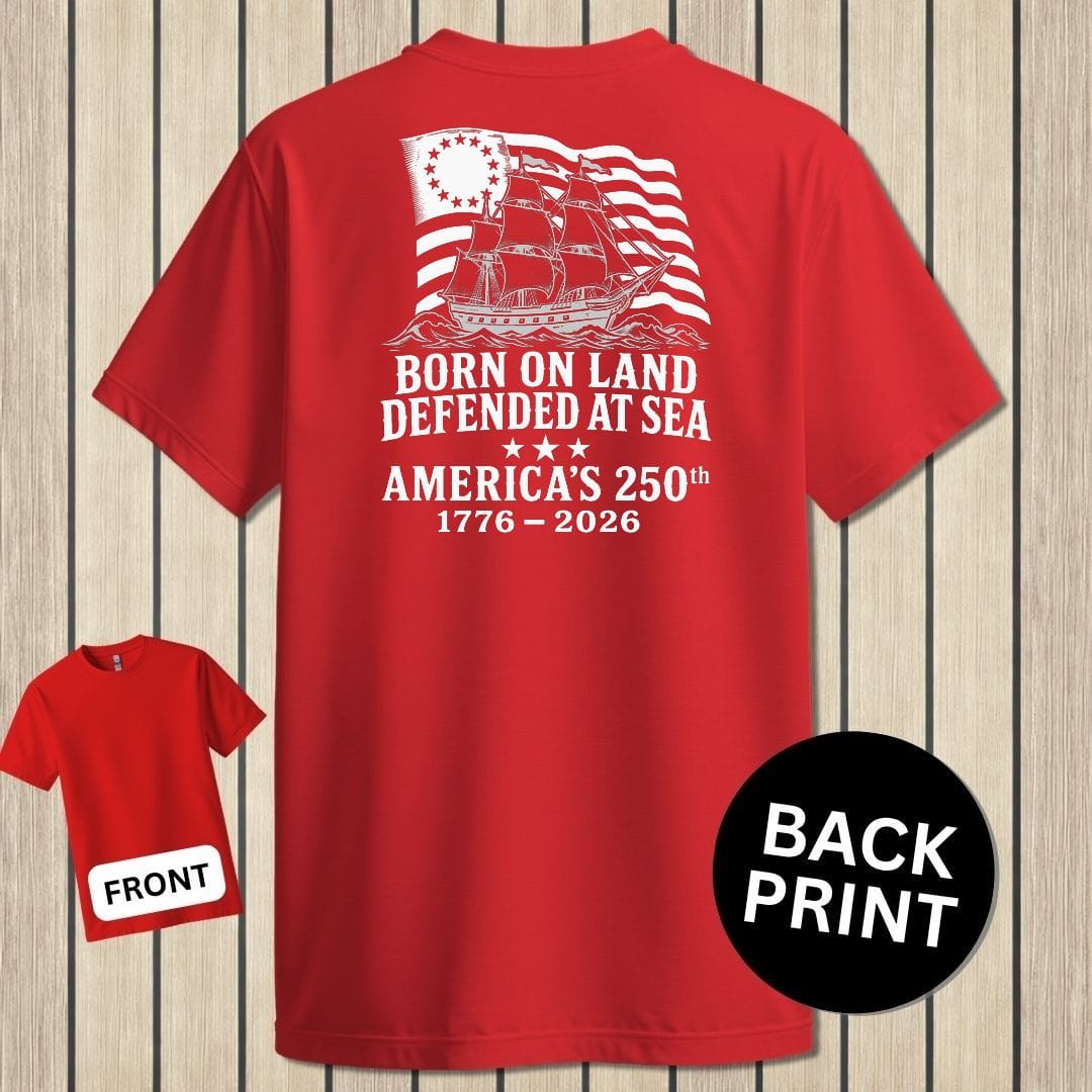 Defended At Sea - America's 250th - Red