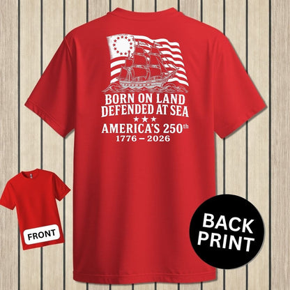 Defended At Sea - America's 250th - Red