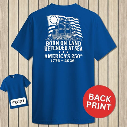 Defended At Sea - America's 250th - Royal Blue