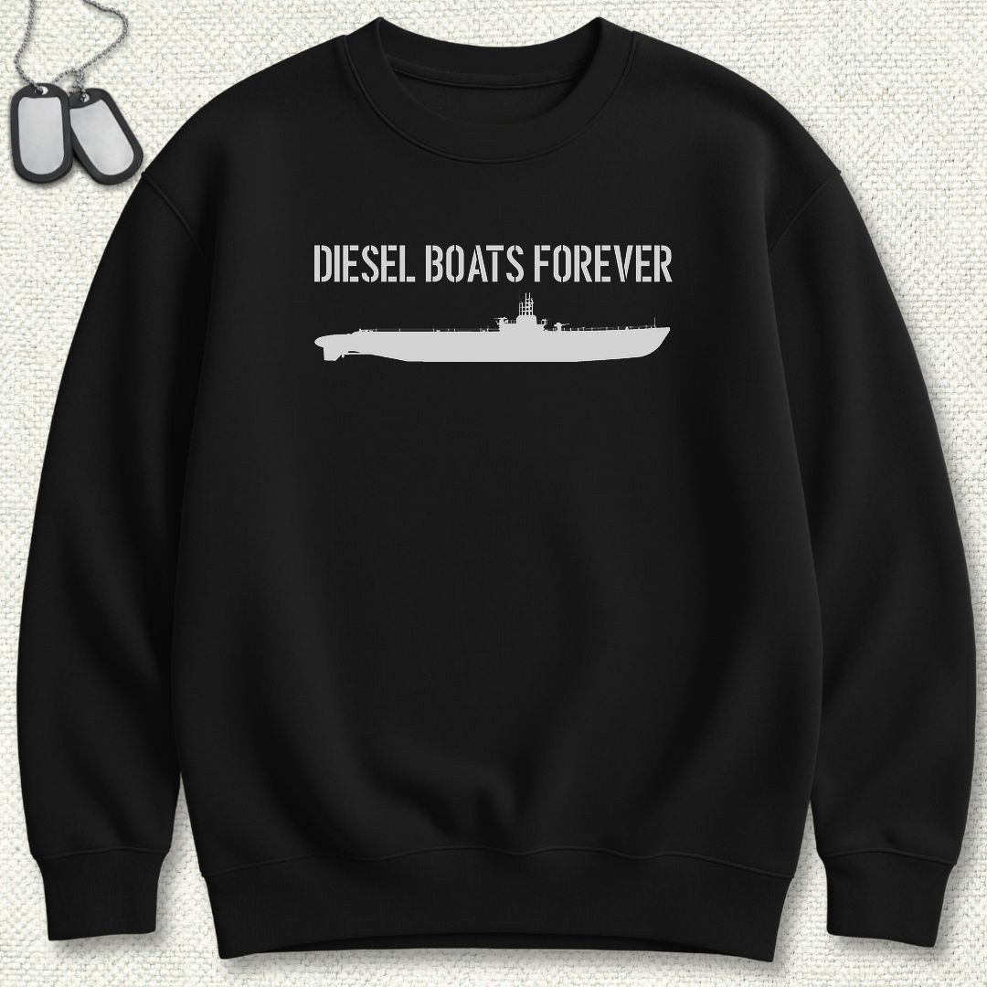 Diesel Boats Forever Sweatshirt - Black