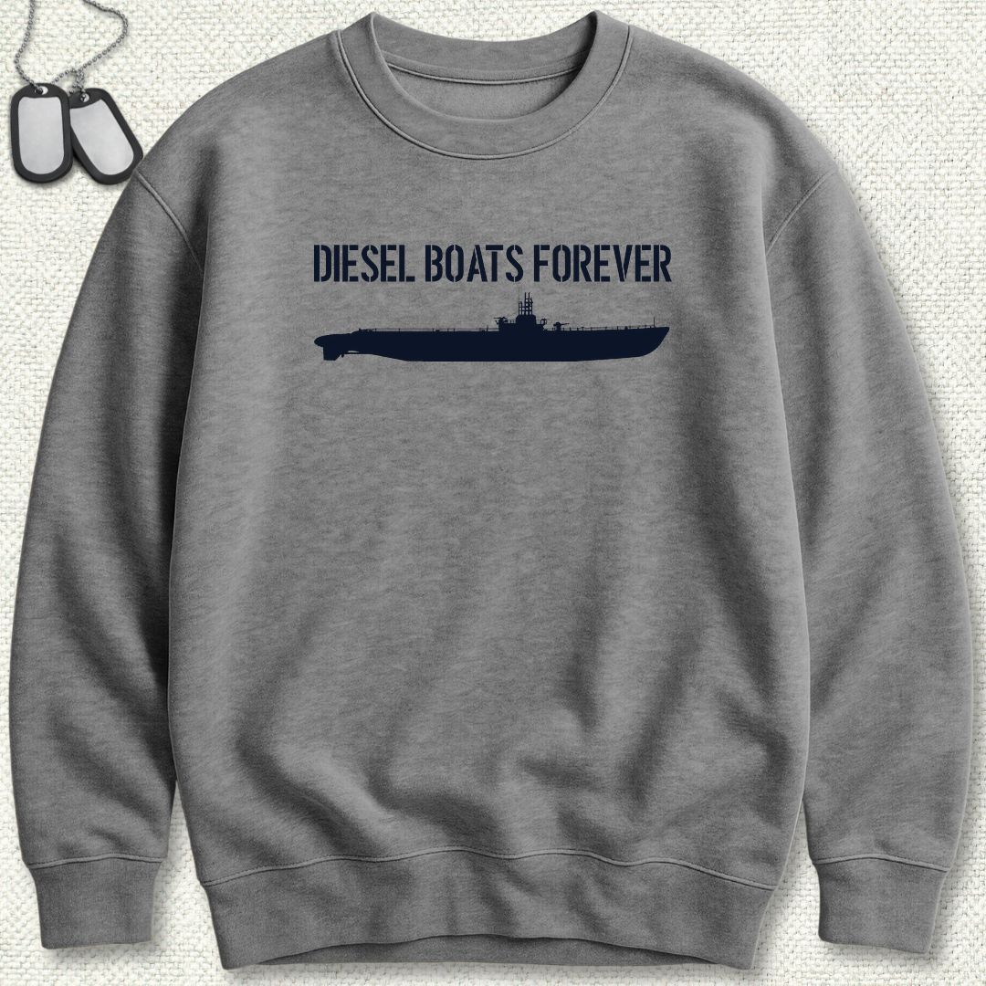 Diesel Boats Forever Sweatshirt - Graphite Heather