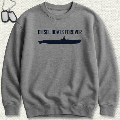 Diesel Boats Forever Sweatshirt - Graphite Heather