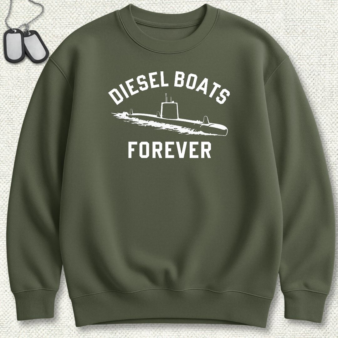 Diesel Boats FOREVER Sweatshirt - Military Green