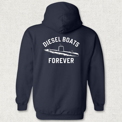 Diesel Boats FOREVER Hoodie - Navy
