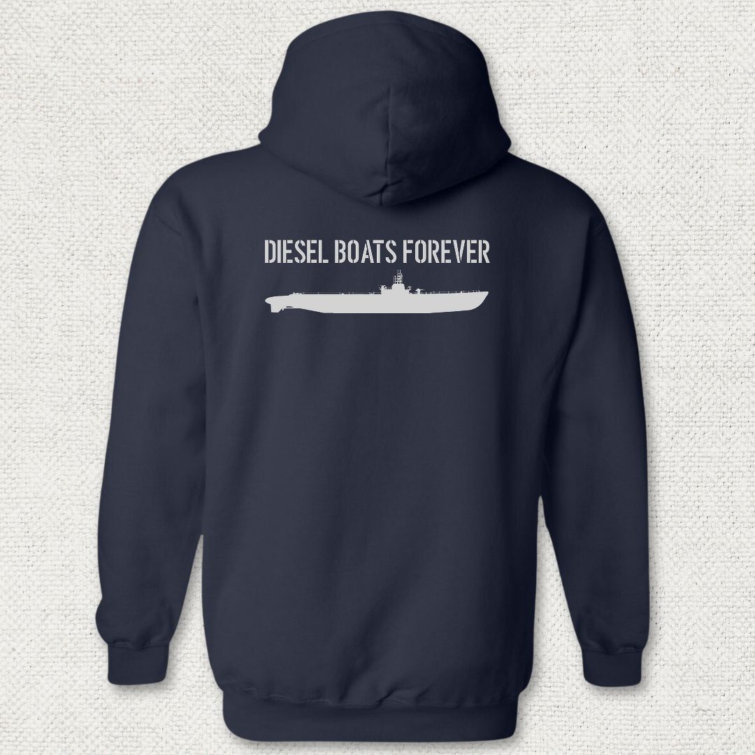 Diesel Boats Forever Hoodie - Navy