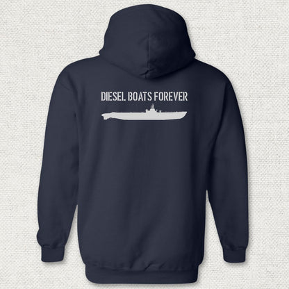 Diesel Boats Forever Hoodie - Navy