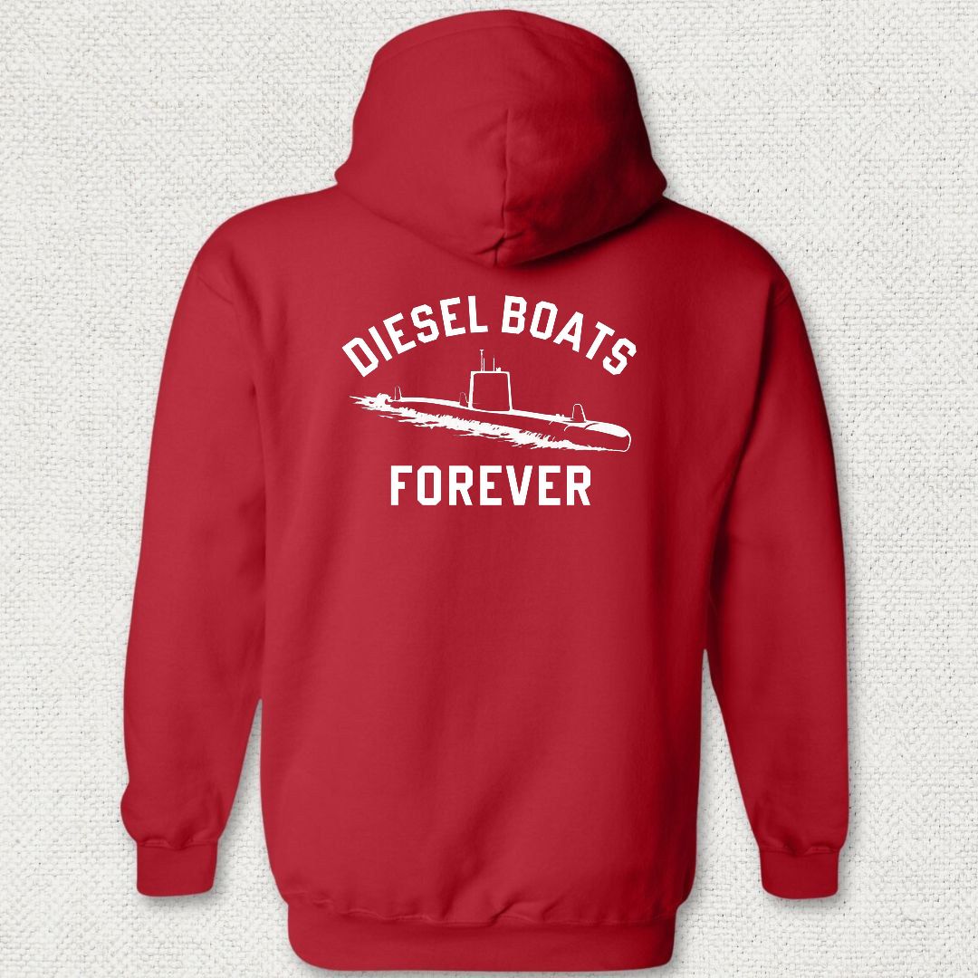 Diesel Boats FOREVER Hoodie - Red
