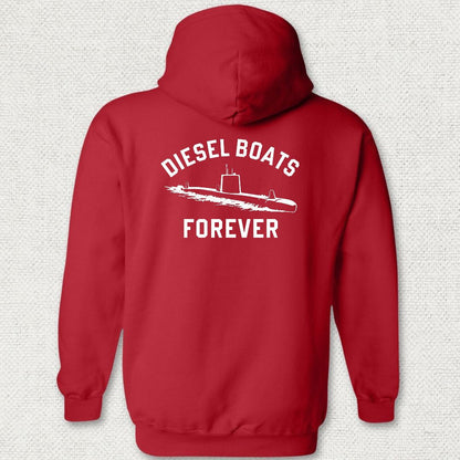 Diesel Boats FOREVER Hoodie - Red