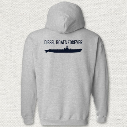 Diesel Boats Forever Hoodie - Sport Grey