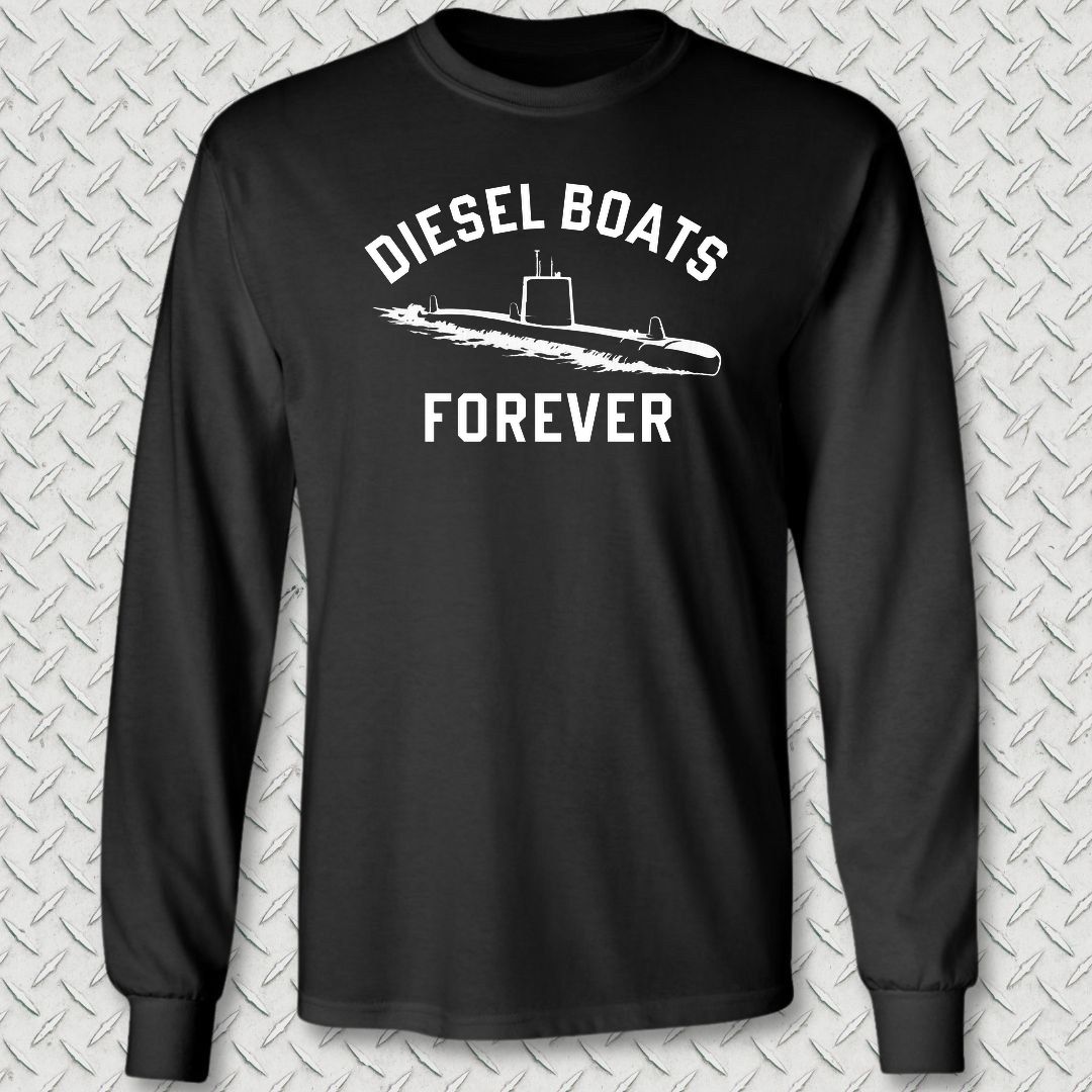 Diesel Boats FOREVER Long Sleeve Tee - Black
