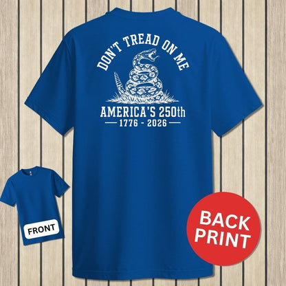 Don't Tread On Me - America's 250th - Royal Blue