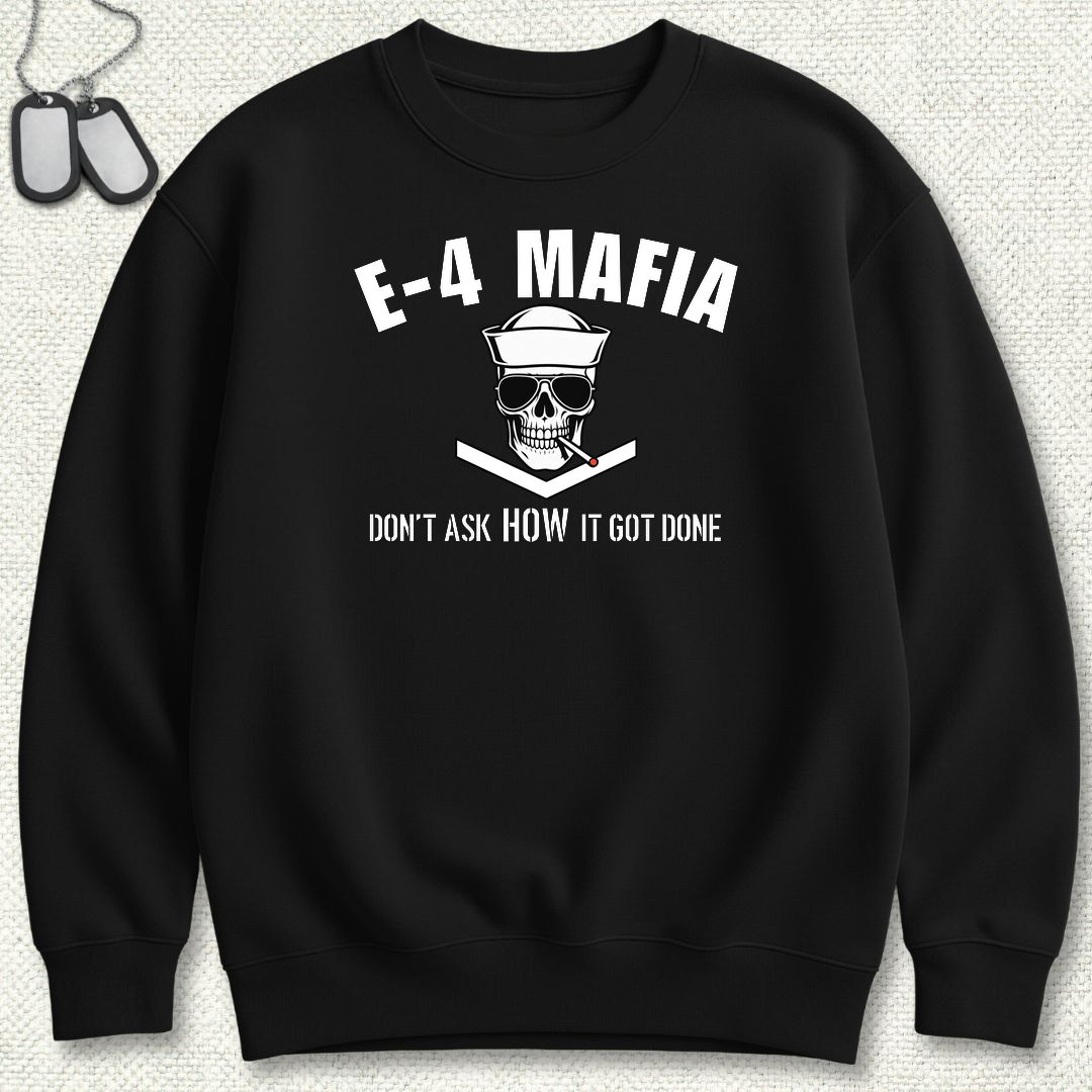 E-4 Mafia Sweatshirt - Black