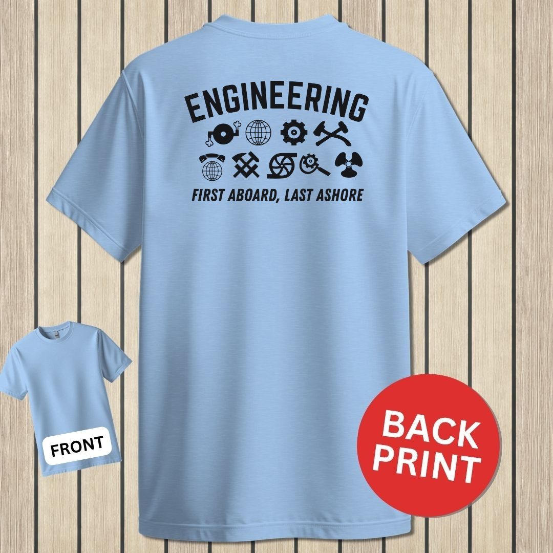Engineering 9 - First Aboard - Light Blue