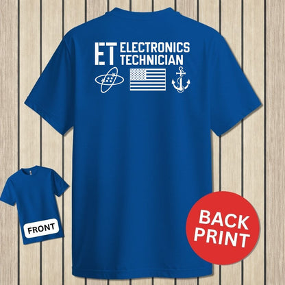 ET - Flag & Anchor - Royal Blue