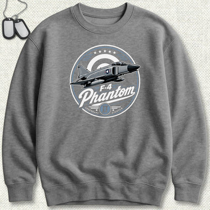 F-4 Phantom - Legendary Fighter Sweatshirt - Graphite Heather