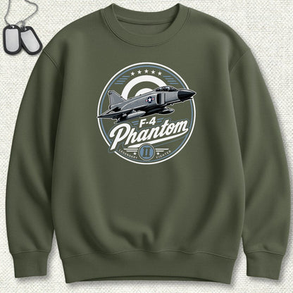 F-4 Phantom - Legendary Fighter Sweatshirt - Military Green