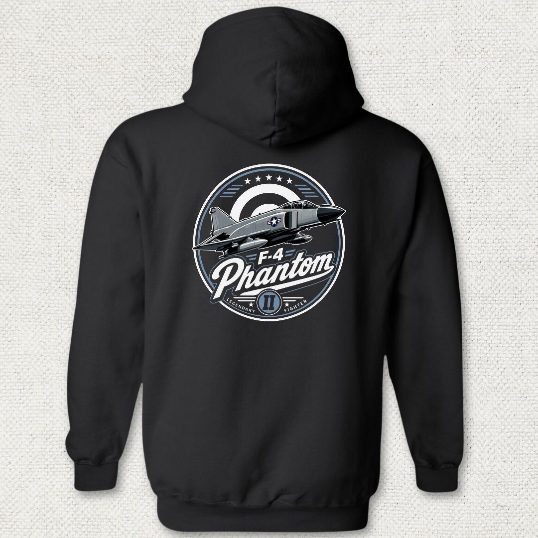 F-4 Phantom - Legendary Fighter Hoodie - Black