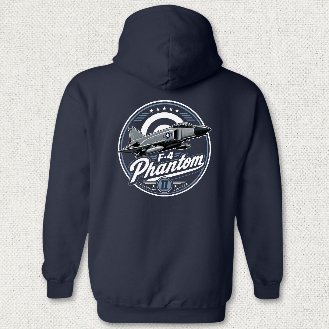 F-4 Phantom - Legendary Fighter Hoodie - Navy