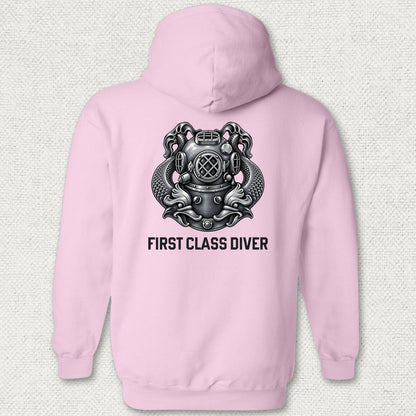 First Class Diver Hoodie - Pink