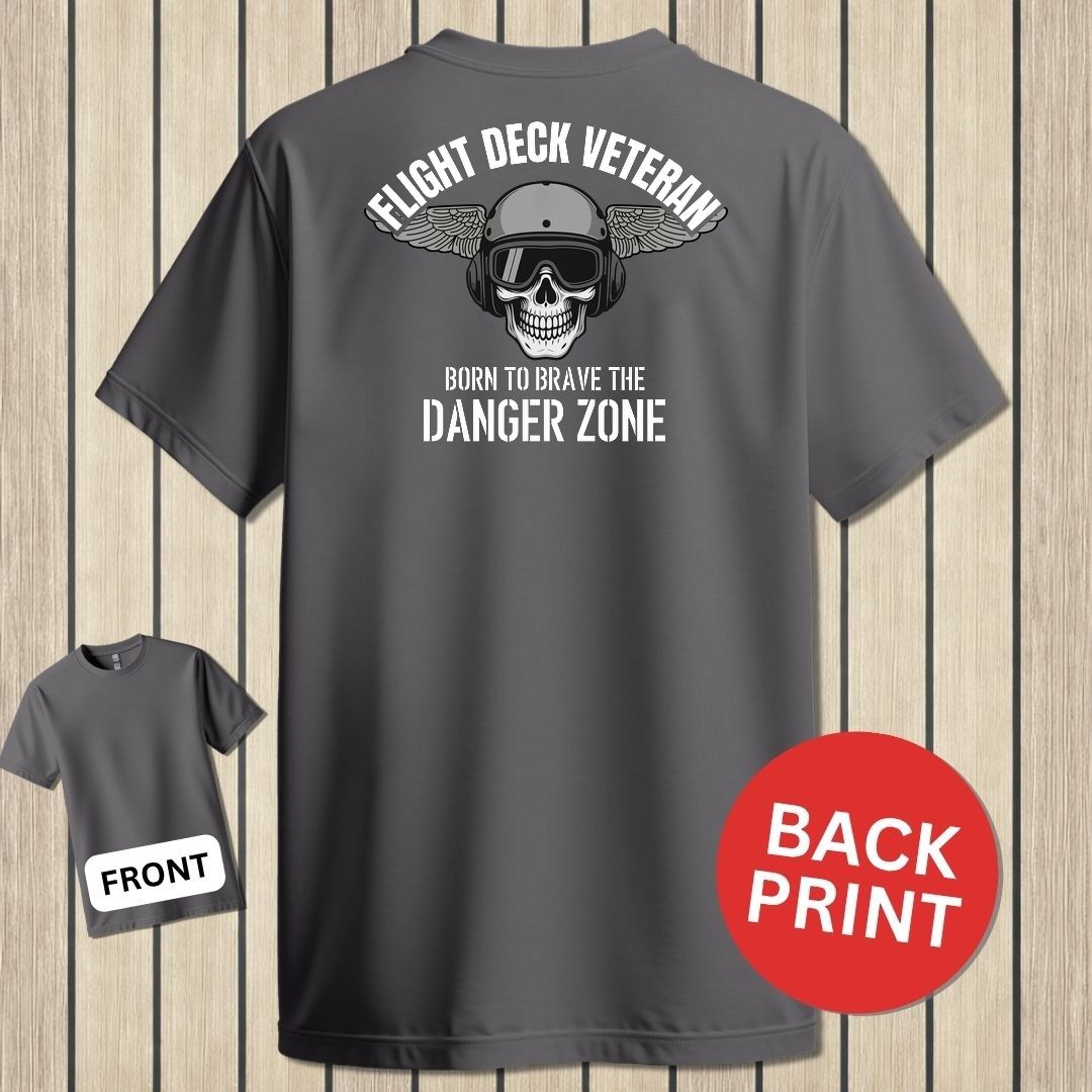 Flight Deck Veteran - Danger Zone - Charcoal