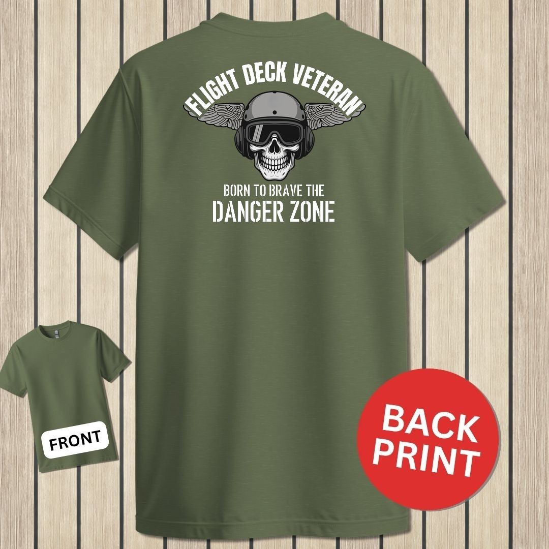 Flight Deck Veteran - Danger Zone - Military Green