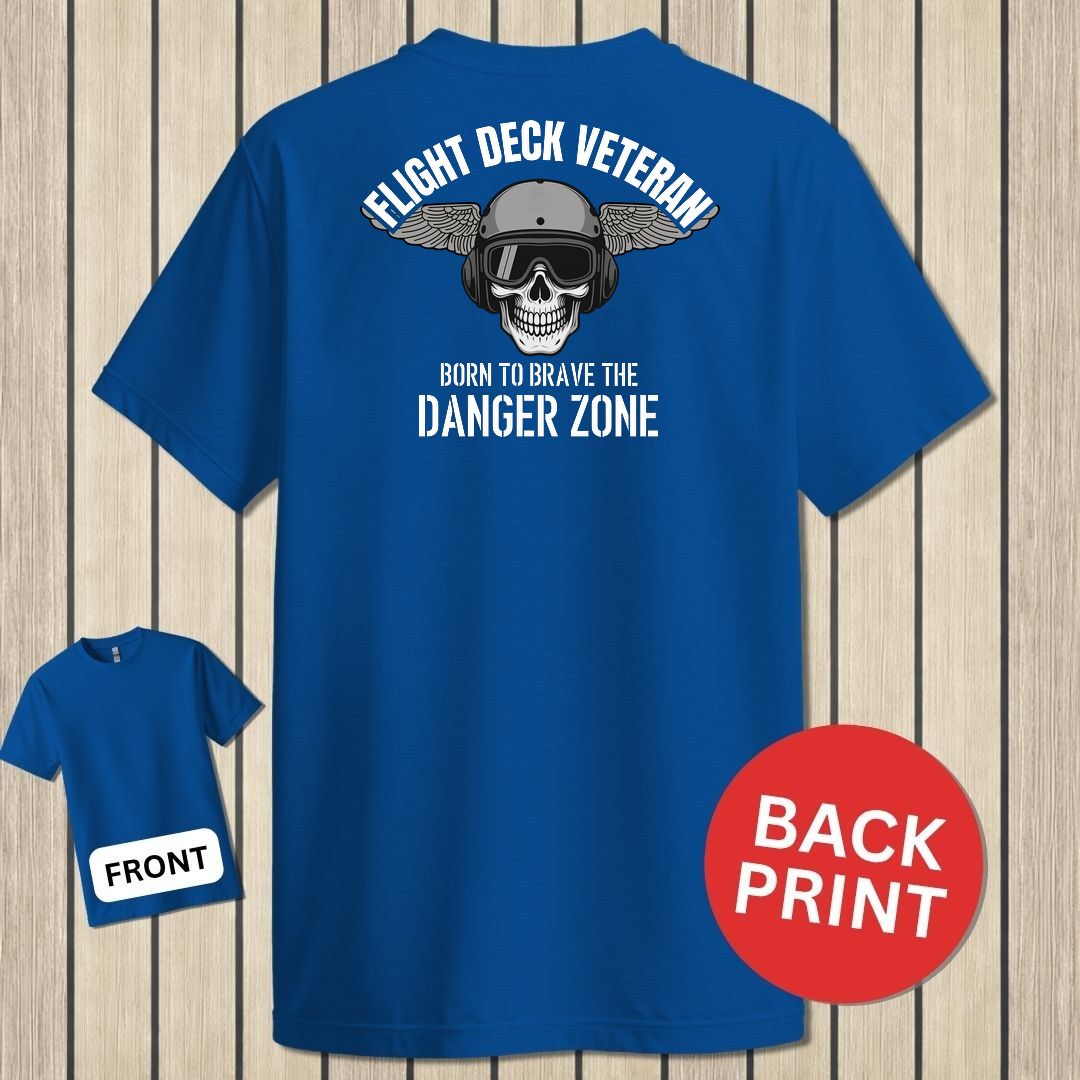 Flight Deck Veteran - Danger Zone - Royal Blue
