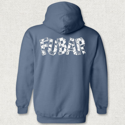 FUBAR'd FUBAR Hoodie - Heather Navy