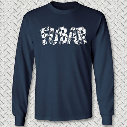 FUBAR'd FUBAR Long Sleeve Tee - Navy