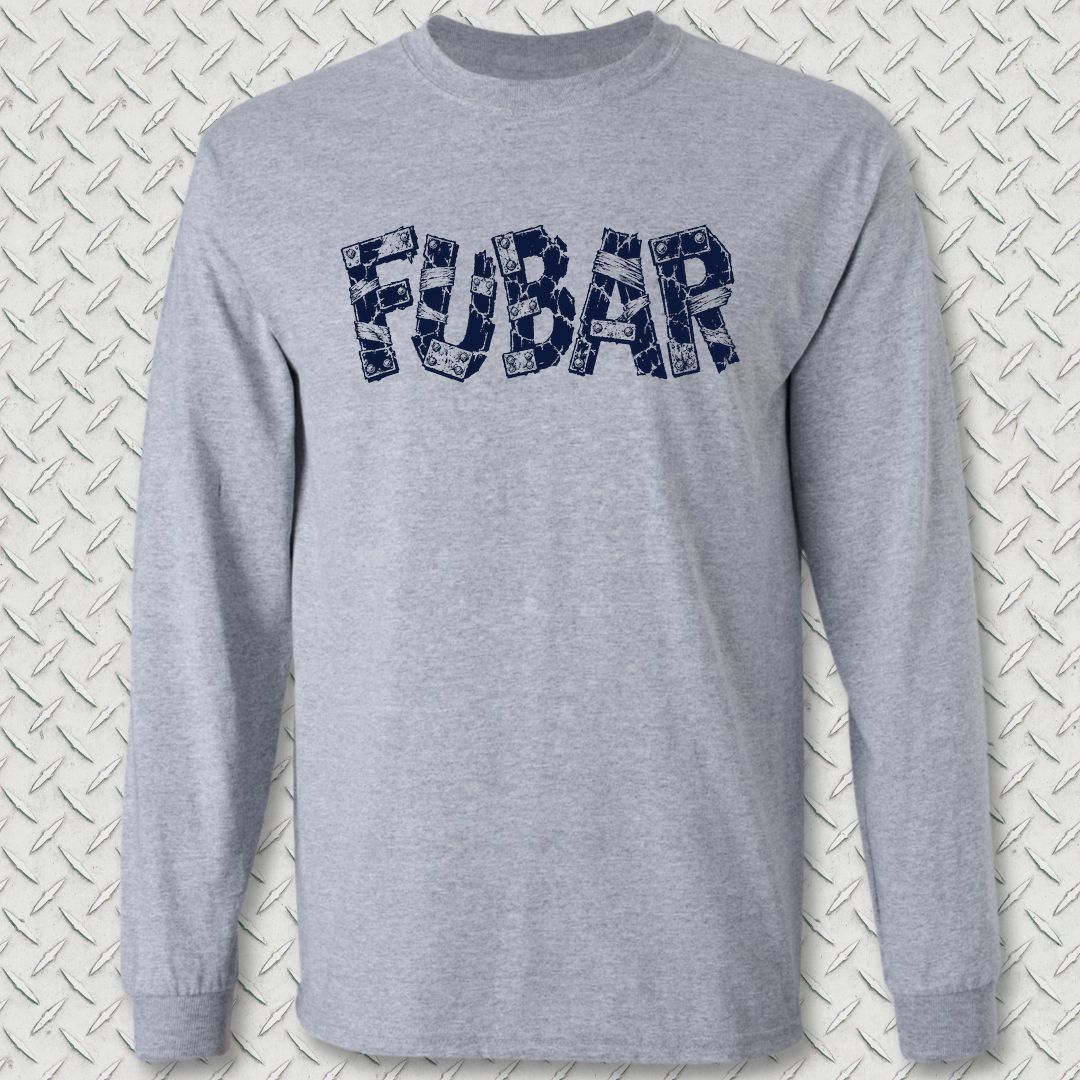 FUBAR'd FUBAR Long Sleeve Tee - Sport Grey