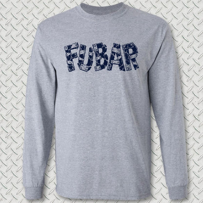 FUBAR'd FUBAR Long Sleeve Tee - Sport Grey