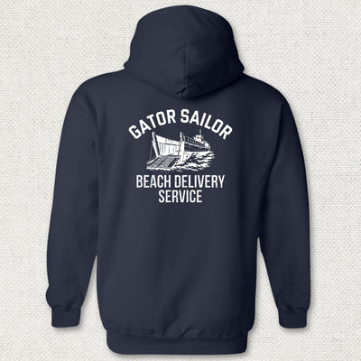 Gator Sailor Beach Delivery Service Hoodie