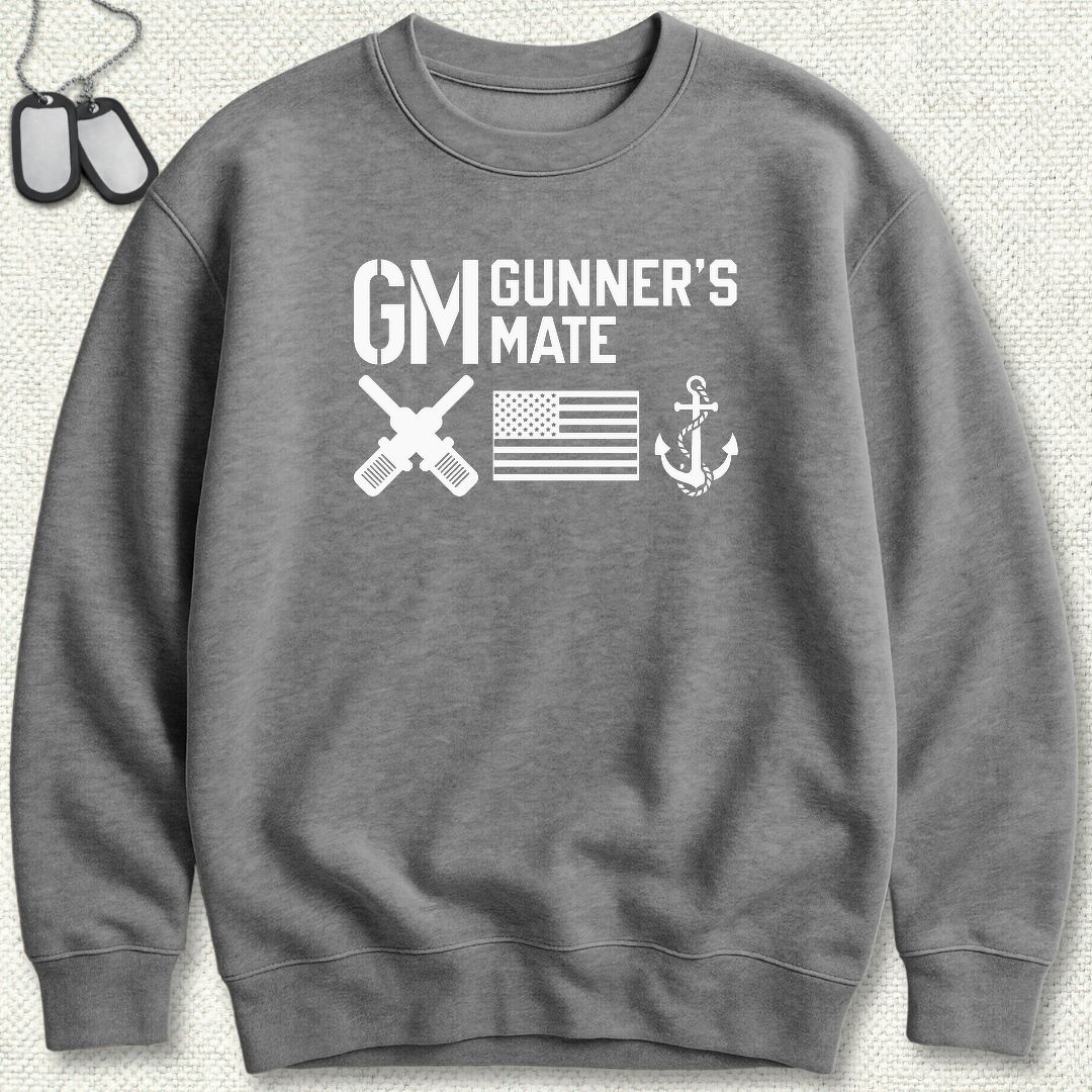 GM - Flag & Anchor Sweatshirt - Graphite Heather
