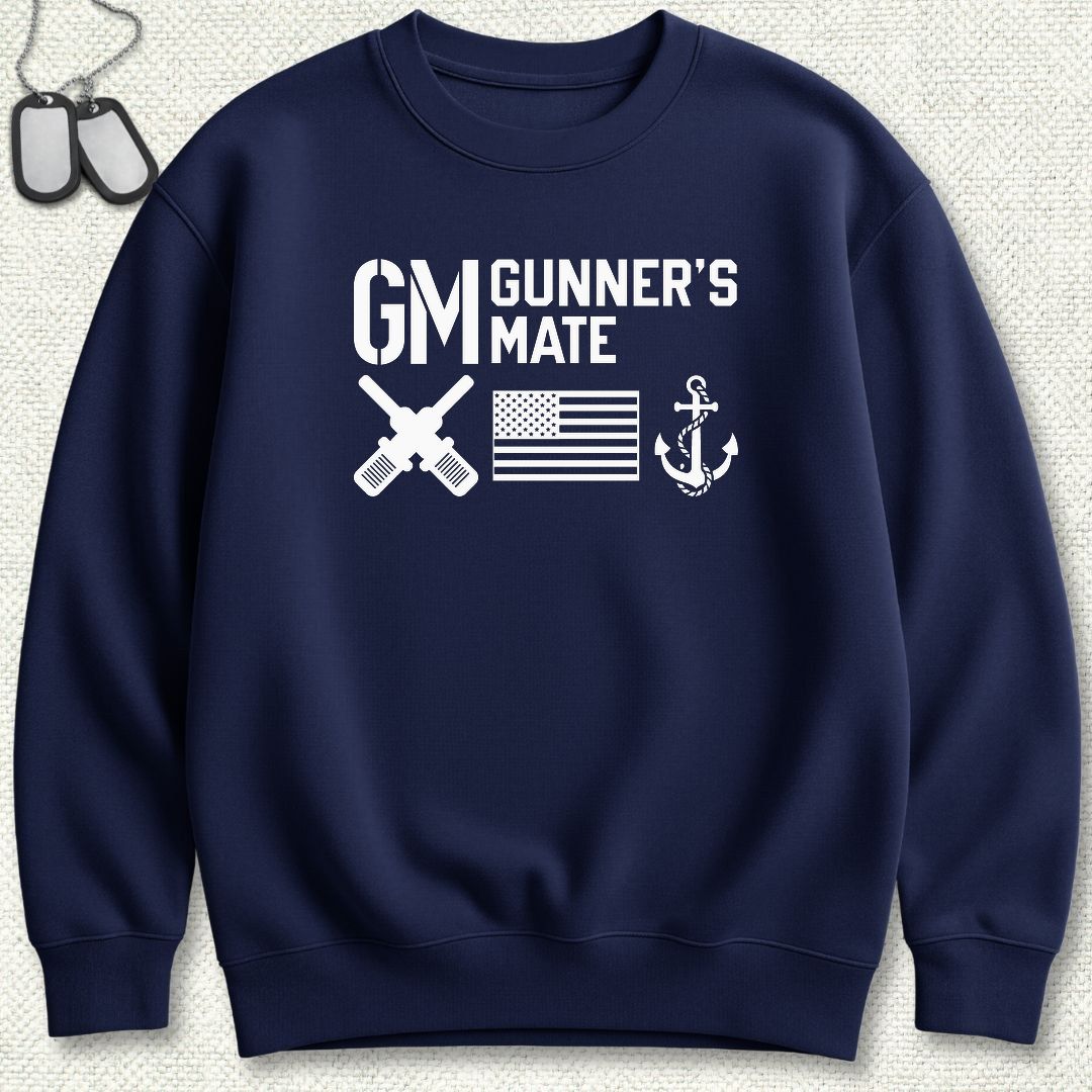 GM - Flag & Anchor Sweatshirt - Navy