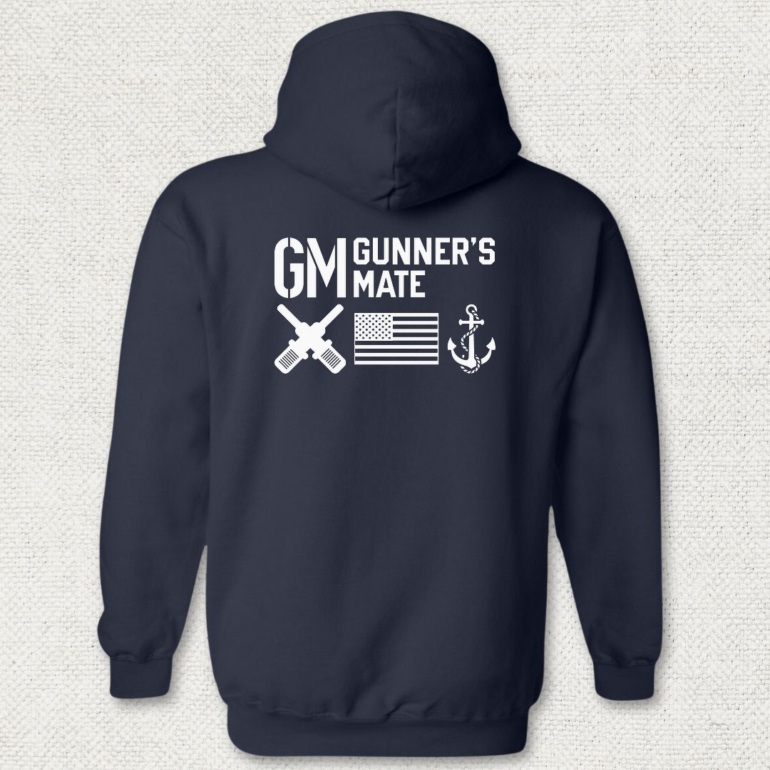 GM - Flag & Anchor Hoodie - Navy