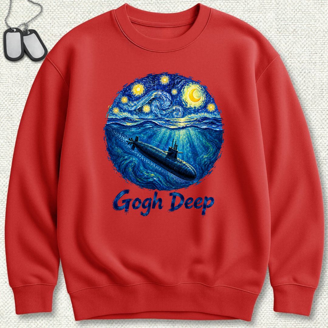 Gogh Deep Sweatshirt - Red