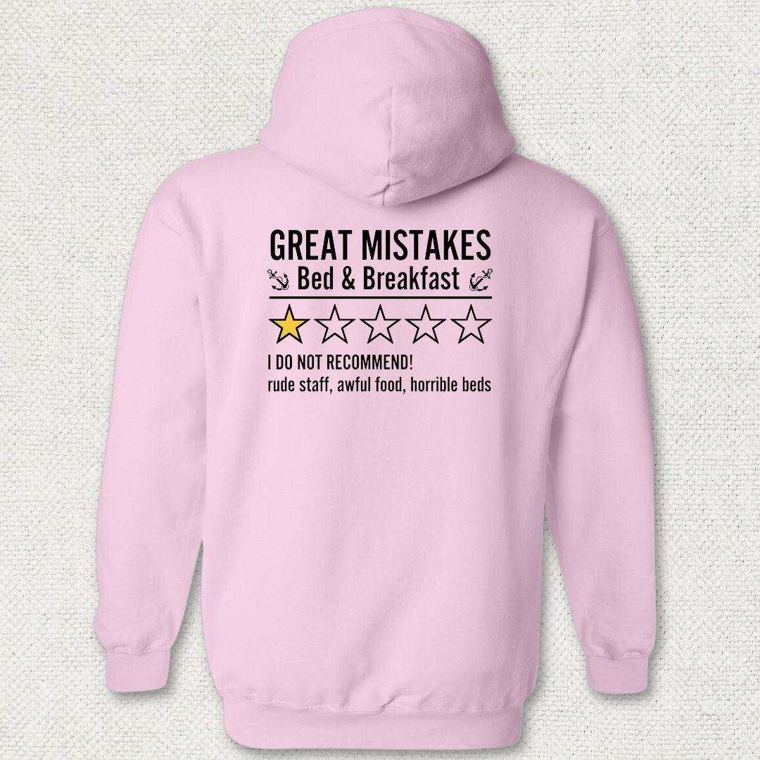 Great Mistakes Review Hoodie - Pink