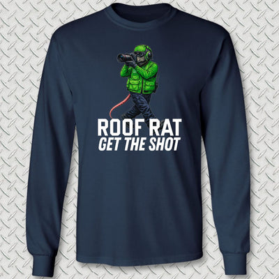 Green Roof Rat - Media Long Sleeve Tee