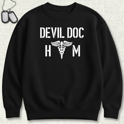 HM - Devil Doc Sweatshirt - Black