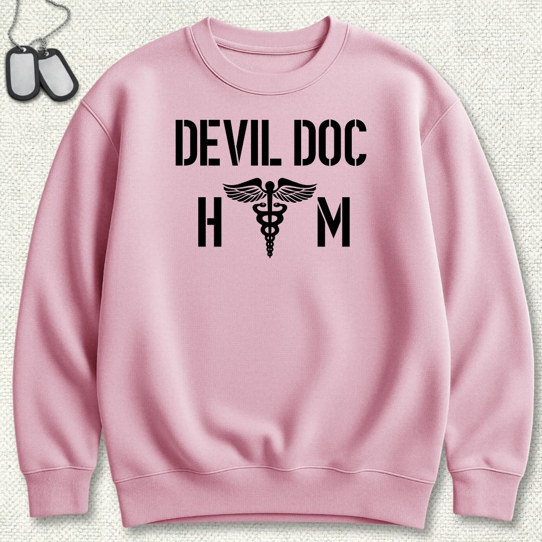HM - Devil Doc Sweatshirt - Pink