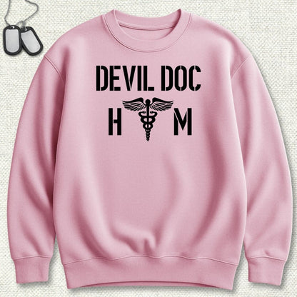 HM - Devil Doc Sweatshirt - Pink