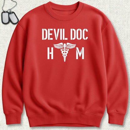HM - Devil Doc Sweatshirt - Red