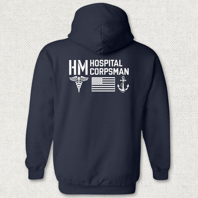 HM - Flag & Anchor Hoodie