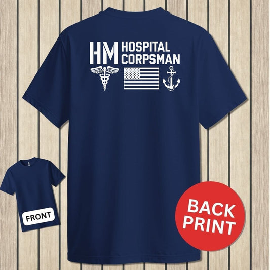 HM - Flag & Anchor - Navy