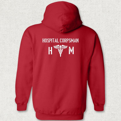HM - Hospital Corpsman Hoodie - Red