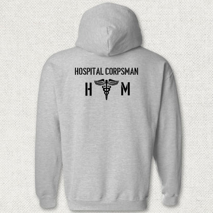 HM - Hospital Corpsman Hoodie - Sport Grey