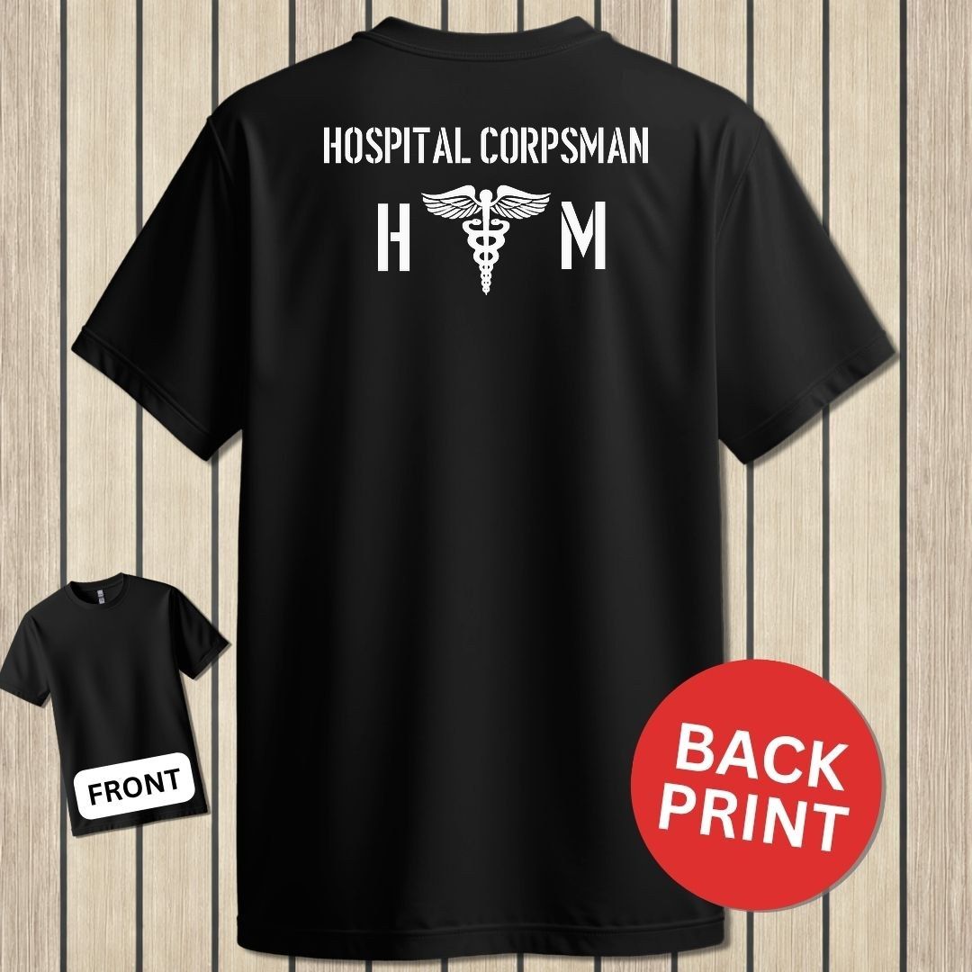 HM - Hospital Corpsman - Black