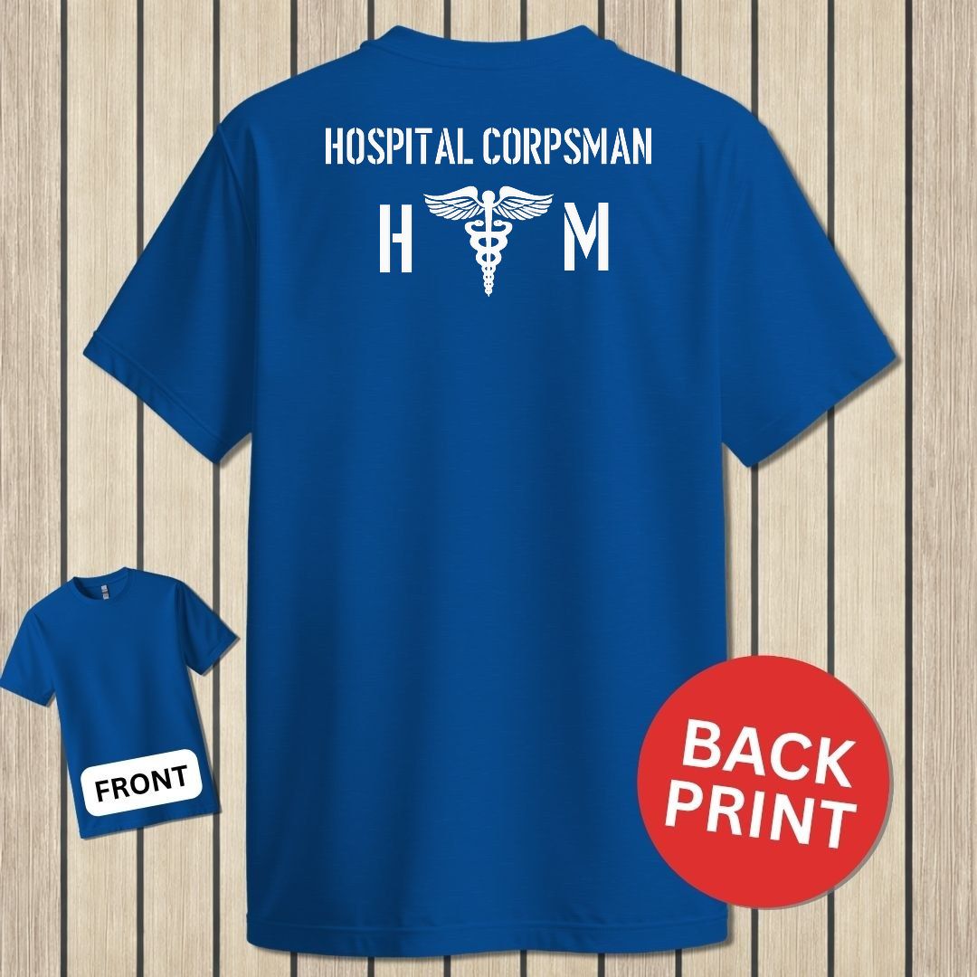 HM - Hospital Corpsman - Royal Blue