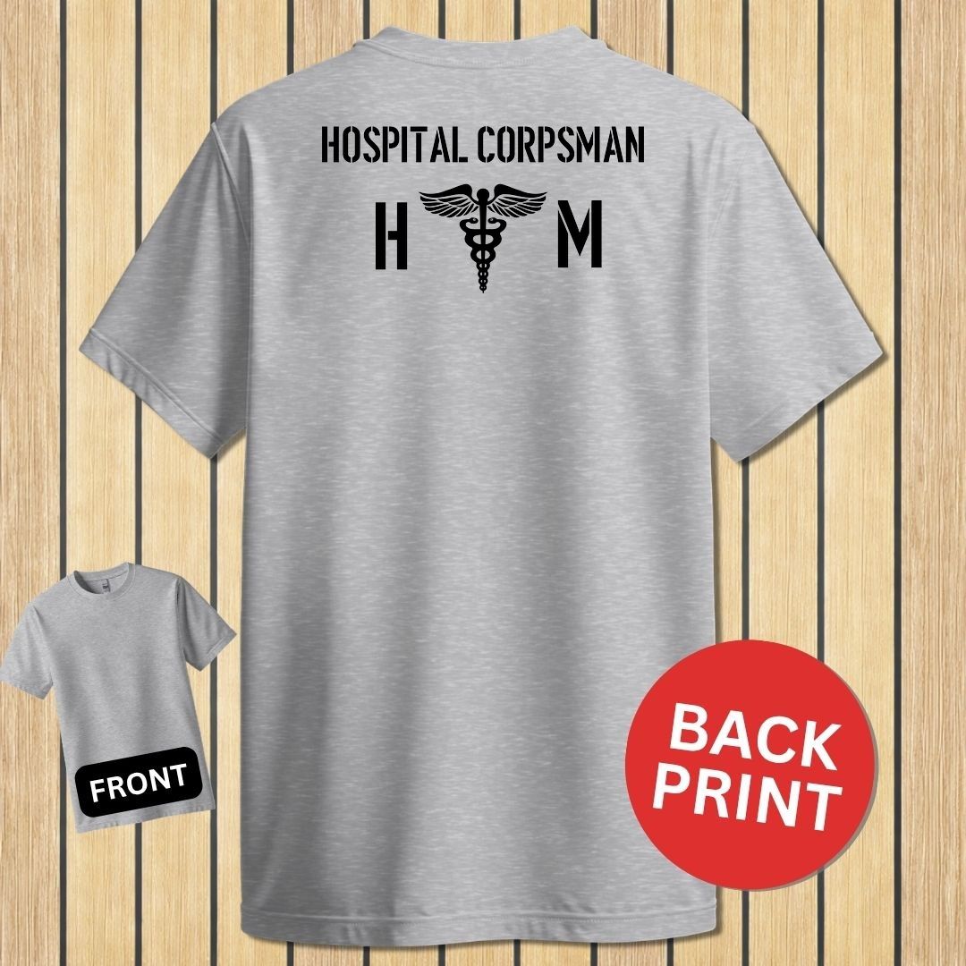 HM - Hospital Corpsman - Sport Grey